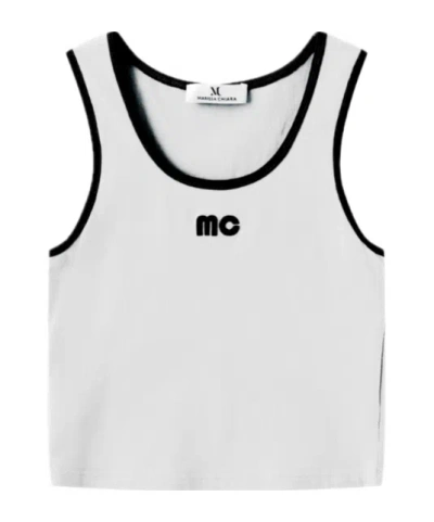 Marissa Chiara Sleeveless Vest In White