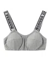 Marissa Chiara Strap Bra In Gray