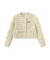Marissa Chiara Tweed Scented Jacket In Multi