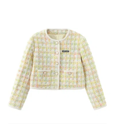 Marissa Chiara Tweed Scented Jacket In Multi