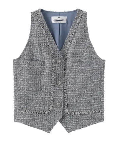 Marissa Chiara V-neck Vest In Brown