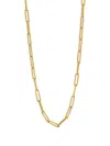 Marissa Diamonds Medium 14k Yellow Gold Paper Clip Chain Necklace In Gold