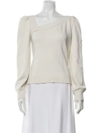 Pre-owned Marissa Webb Asymmetrical Sweater In Neutrals
