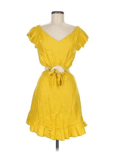 Pre-owned Marissa Webb Collective Casual Dress In Yellow
