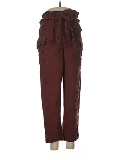 Pre-owned Marissa Webb Collective Casual Pants In Burgundy