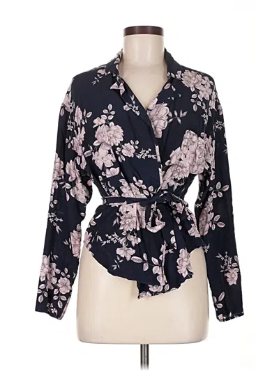 Pre-owned Marissa Webb Collective Long Sleeve Blouse In Black