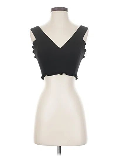 Pre-owned Marissa Webb Collective Sleeveless Top Black Sweetheart Neckline Tops