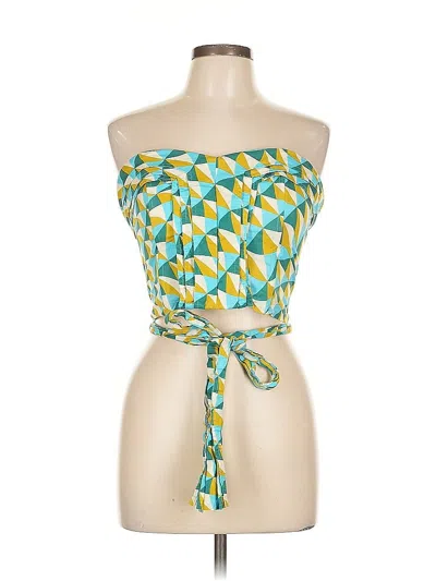 Pre-owned Marissa Webb Collective Tube Top Yellow Strapless Neckline Tops