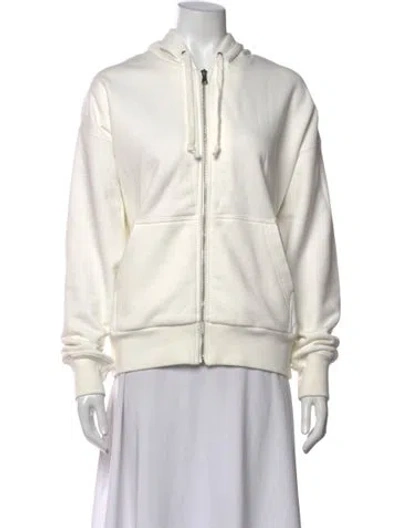 Pre-owned Marissa Webb Crew Neck Long Sleeve Hoodie In White