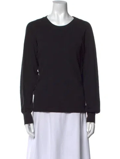 Pre-owned Marissa Webb Crew Neck Long Sleeve Sweatshirt In Black