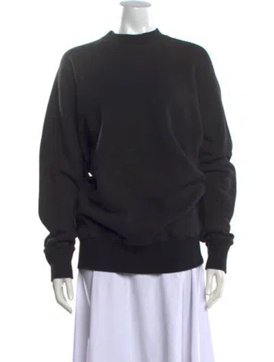Pre-owned Marissa Webb Crew Neck Long Sleeve Sweatshirt In Black