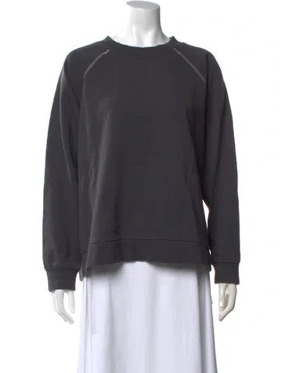 Pre-owned Marissa Webb Crew Neck Long Sleeve Sweatshirt In Gray