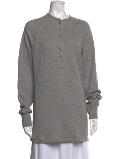 Pre-owned Marissa Webb Crew Neck Long Sleeve Sweatshirt In Grey