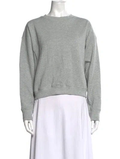 Pre-owned Marissa Webb Crew Neck Long Sleeve Sweatshirt In Grey