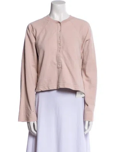 Pre-owned Marissa Webb Crew Neck Long Sleeve Sweatshirt In Pink