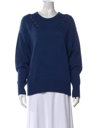 Pre-owned Marissa Webb Crew Neck Sweater In Blue