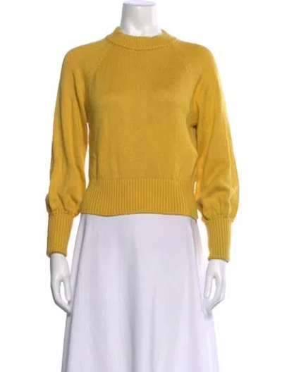 Pre-owned Marissa Webb Crew Neck Sweater In Yellow