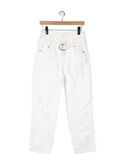 Pre-owned Marissa Webb High-rise Straight Leg Jeans In Multi