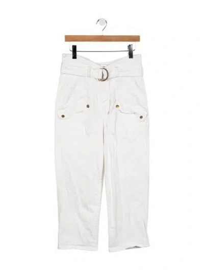 Pre-owned Marissa Webb High-rise Straight Leg Jeans In Neutral