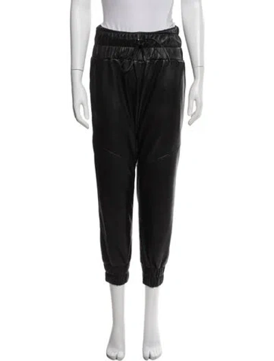 Pre-owned Marissa Webb Lamb Leather Skinny Leg Pants W/ Tags In Black