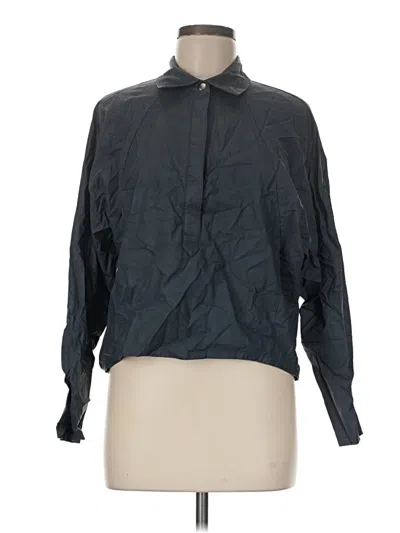 Pre-owned Marissa Webb Long Sleeve Blouse In Black