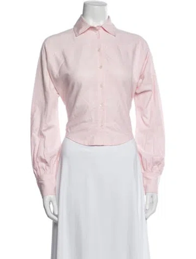 Pre-owned Marissa Webb Long Sleeve Blouse In Pink