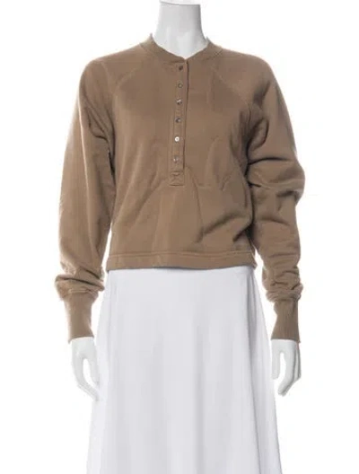 Pre-owned Marissa Webb Long Sleeve Sweatshirt In Brown
