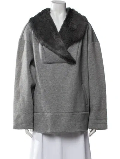 Pre-owned Marissa Webb Long Sleeve Sweatshirt In Grey