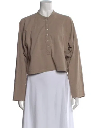 Pre-owned Marissa Webb Long Sleeve Top In Neutral