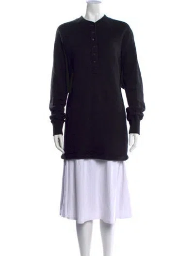 Pre-owned Marissa Webb Long Sleeve Tunic In Black