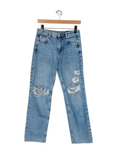 Pre-owned Marissa Webb Mid-rise Straight Leg Jeans In Blue