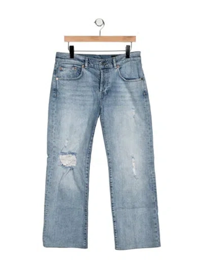 Pre-owned Marissa Webb Mid-rise Straight Leg Jeans In Blue