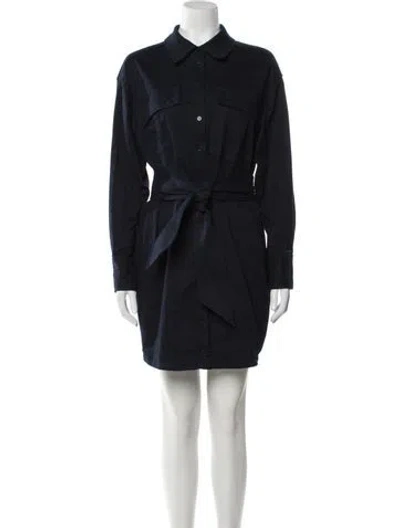 Pre-owned Marissa Webb Mini Dress In Blue