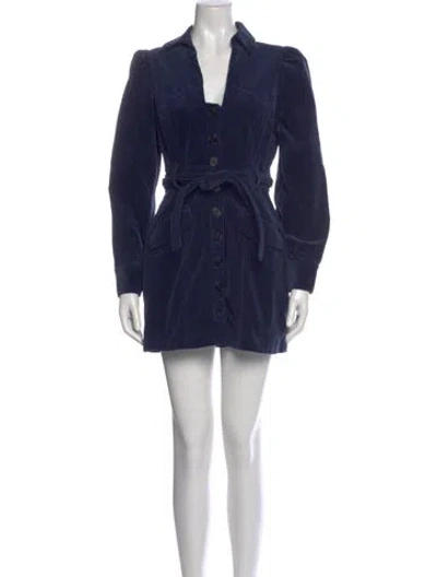Pre-owned Marissa Webb Mini Dress In Blue
