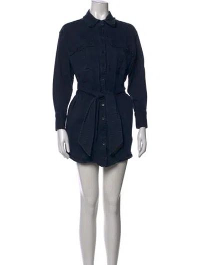 Pre-owned Marissa Webb Mini Dress In Blue