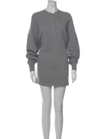 Pre-owned Marissa Webb Mini Dress In Gray