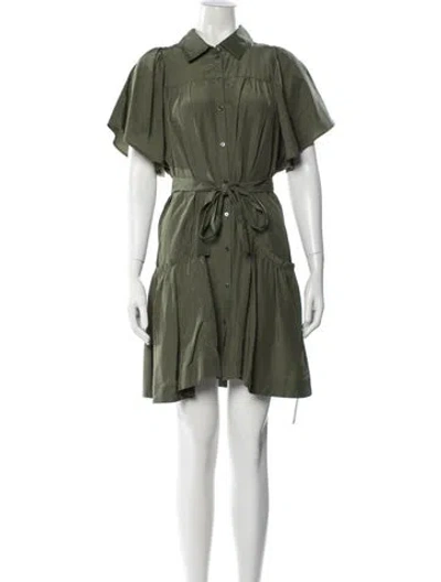 Pre-owned Marissa Webb Mini Dress In Green
