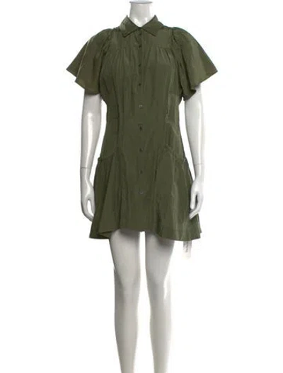 Pre-owned Marissa Webb Mini Dress In Green