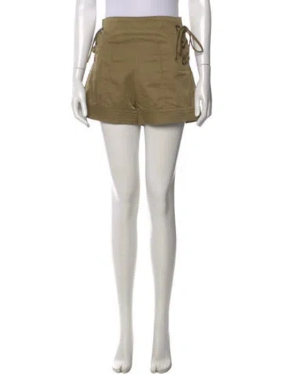 Pre-owned Marissa Webb Mini Shorts In Green