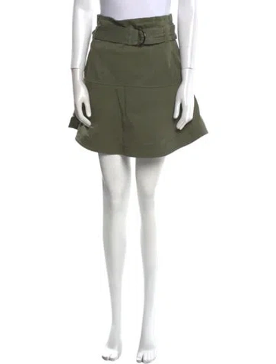 Pre-owned Marissa Webb Mini Skirt In Green