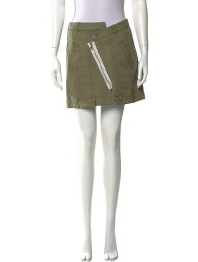 Pre-owned Marissa Webb Mini Skirt In Green
