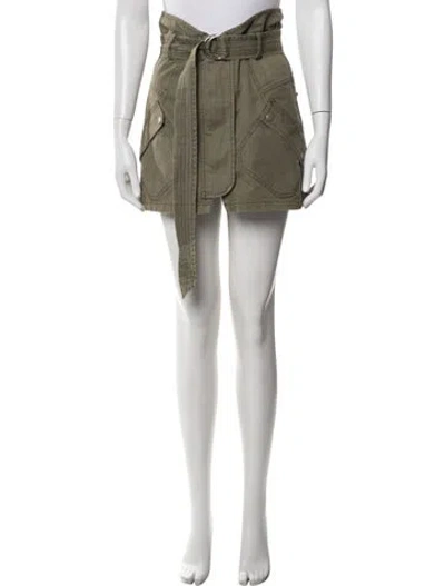 Pre-owned Marissa Webb Mini Skirt In Green