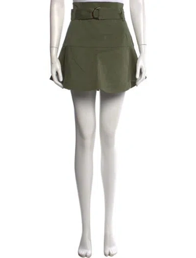 Pre-owned Marissa Webb Mini Skirt In Green