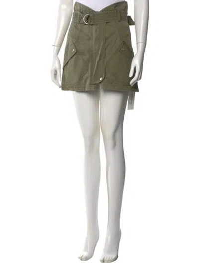 Pre-owned Marissa Webb Mini Skirt In Green