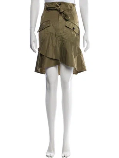 Pre-owned Marissa Webb Mini Skirt In Green