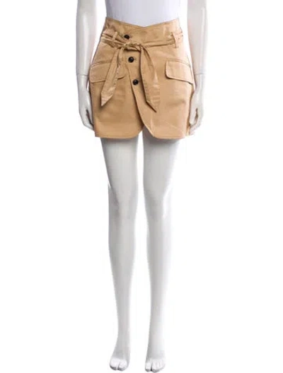 Pre-owned Marissa Webb Mini Skirt In Neutral