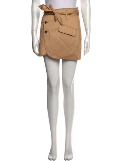Pre-owned Marissa Webb Mini Skirt W/ Tags In Brown
