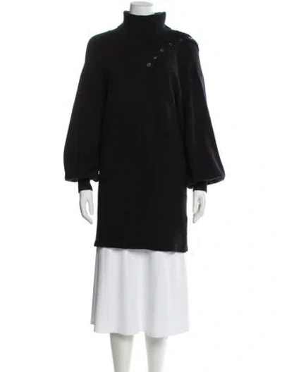 Pre-owned Marissa Webb Mock Neck Sweater In Black