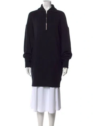 Pre-owned Marissa Webb Mock Neck Sweater In Black