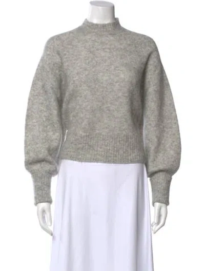 Pre-owned Marissa Webb Mock Neck Sweater In Gray